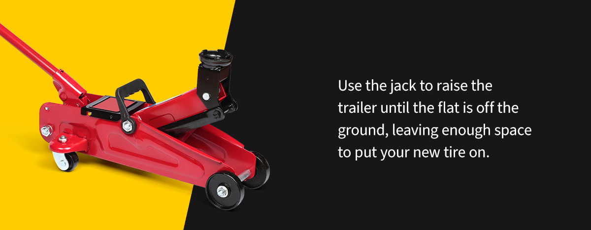 jack to raise a trailer
