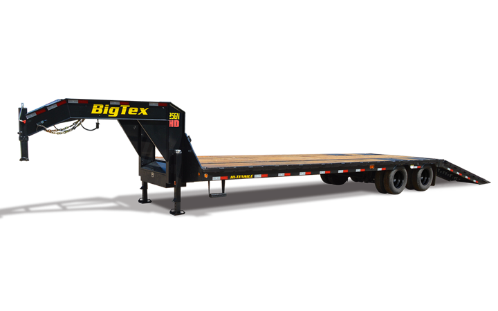 Big Tex heavy duty gooseneck trailer with ramps