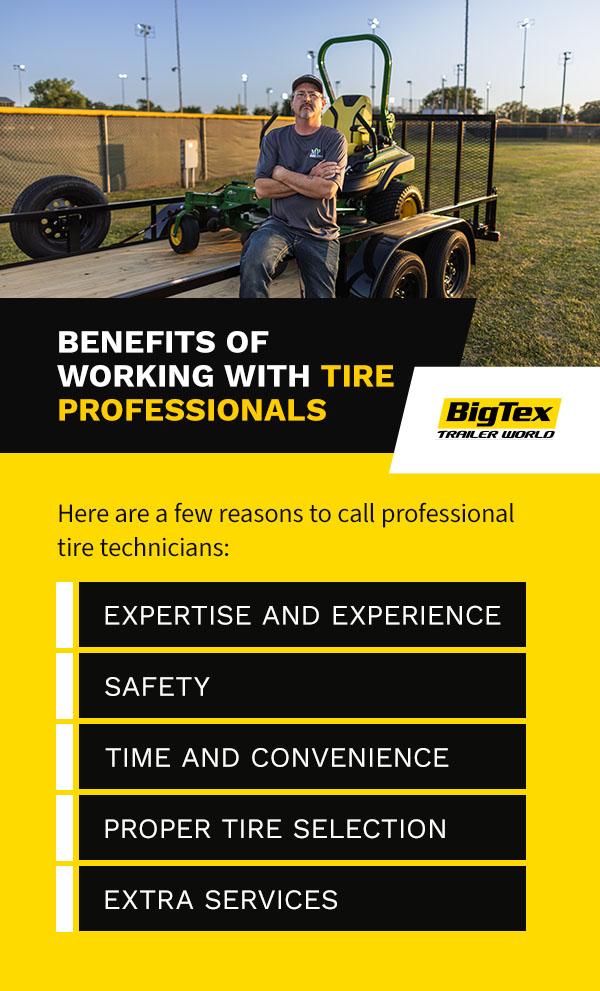 Benefits of Working With Tire Professionals