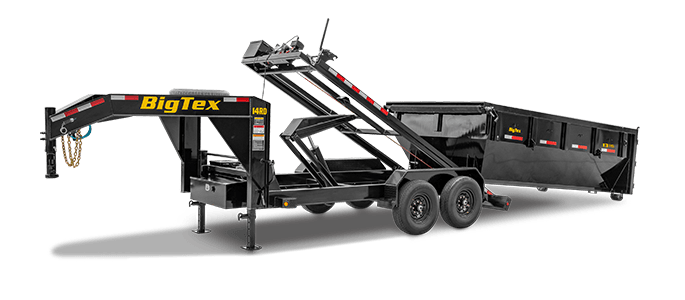 Big Tex 14RD Roll-Off Gooseneck Dump Trailer (and Bin)