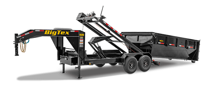 Big Tex 16RD Roll-Off Gooseneck Dump Trailer (and Bin)